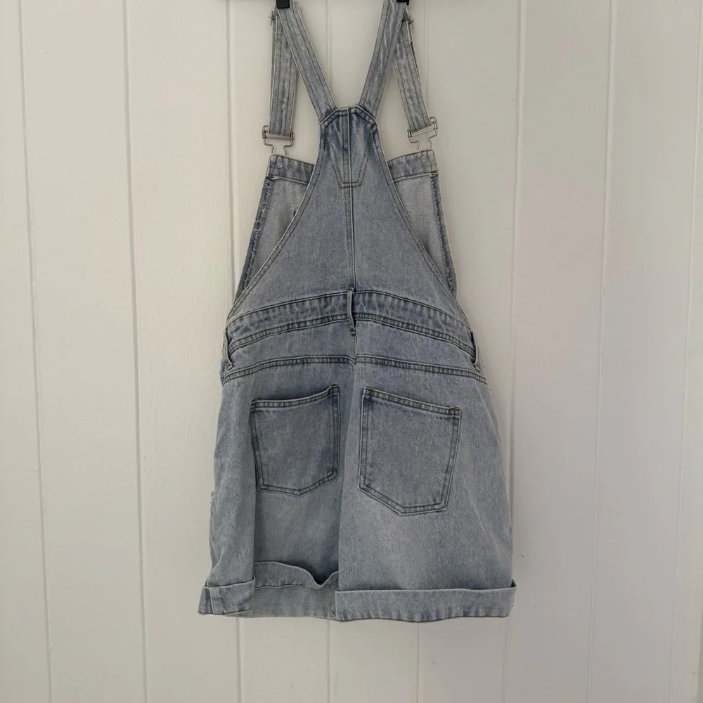 Light Blue Denim Overalls - Picture 4 of 4